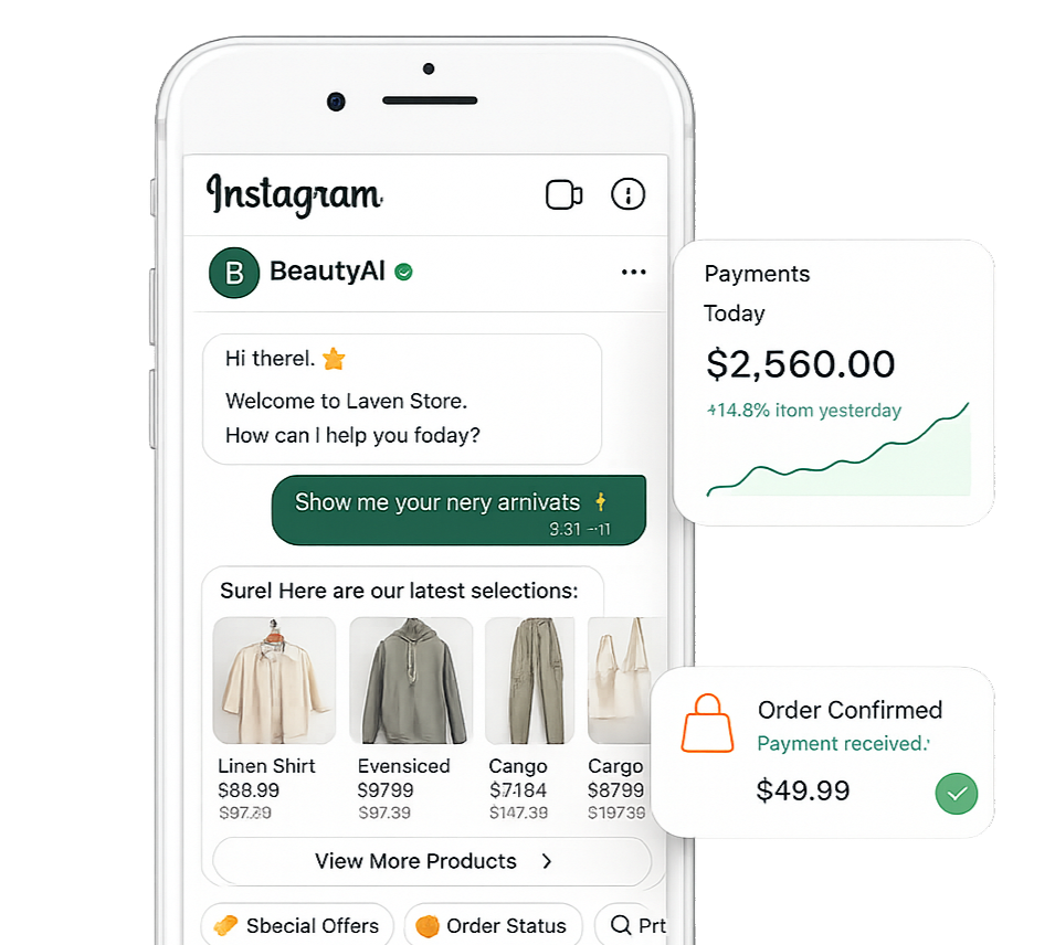 Kasuwa Ai AI assistant collecting a payment